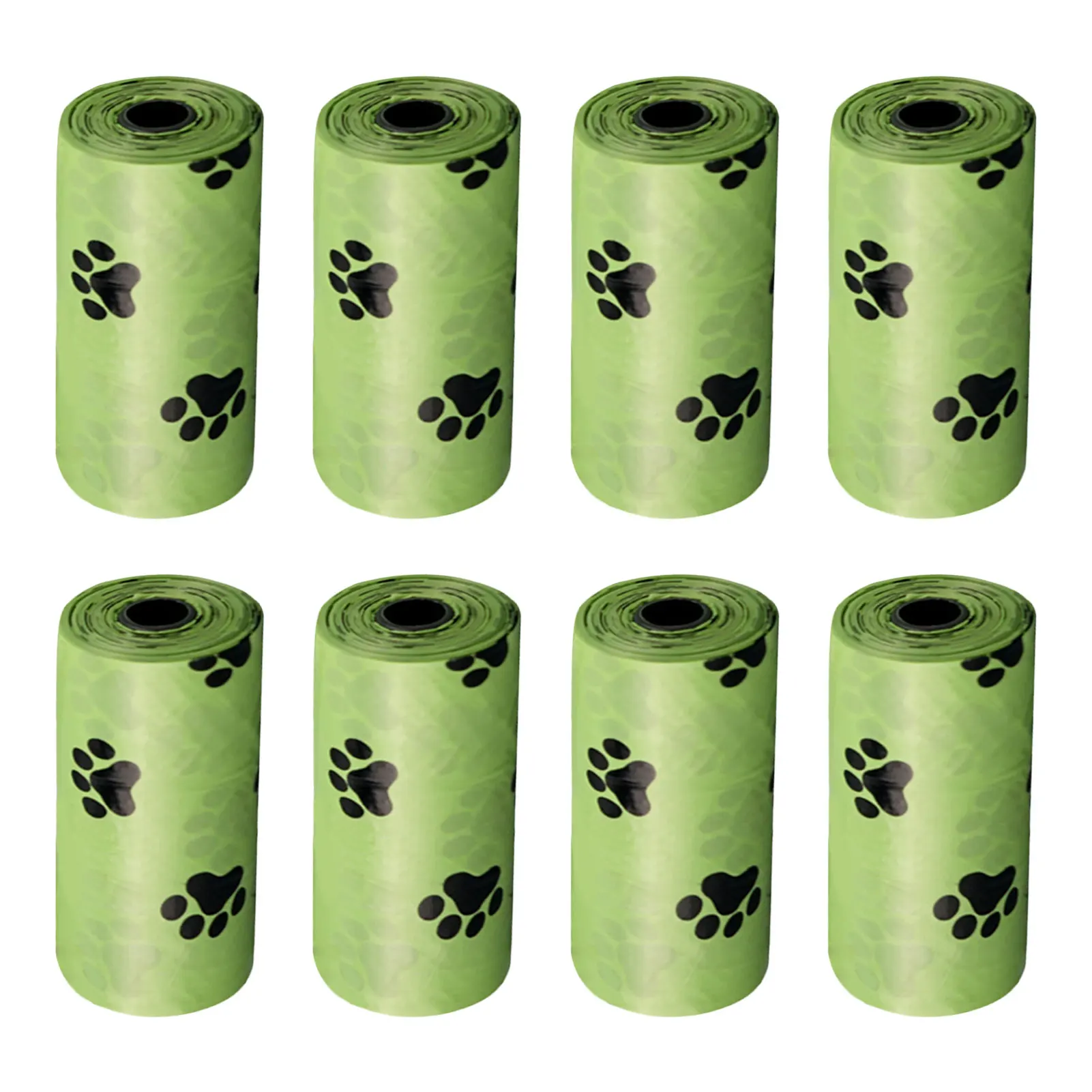 

Dog Poop Bags 120 Pcs 120 Pcs Compostable Garbage Bags Cute Paw Patterns Thickened And Leak-Proof Guarantee Small Garbage Bags