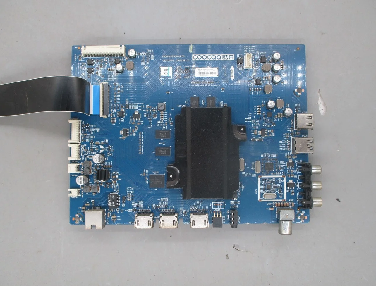 

Disassemble Kukai 55 inch mainboard 5800-a5s050-0p00 screen sdl550wy (cd0-014)