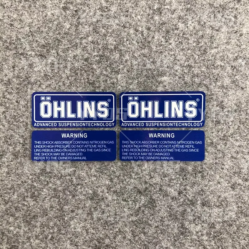 Подвеска мотоцикла, амортизатор, ремонтная наклейка, водонепроницаемая для O-HLI-NS, светоотражающая наклейка, украшение, гоночные аксессуары