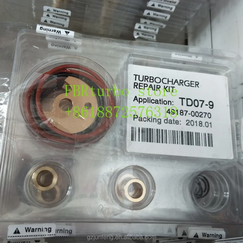 

TD07 49187-00270 49187-00271 49187-00250 6D16T Турбокомпрессор запасные части Турбокомпрессор ремонтные комплекты 49187-80110