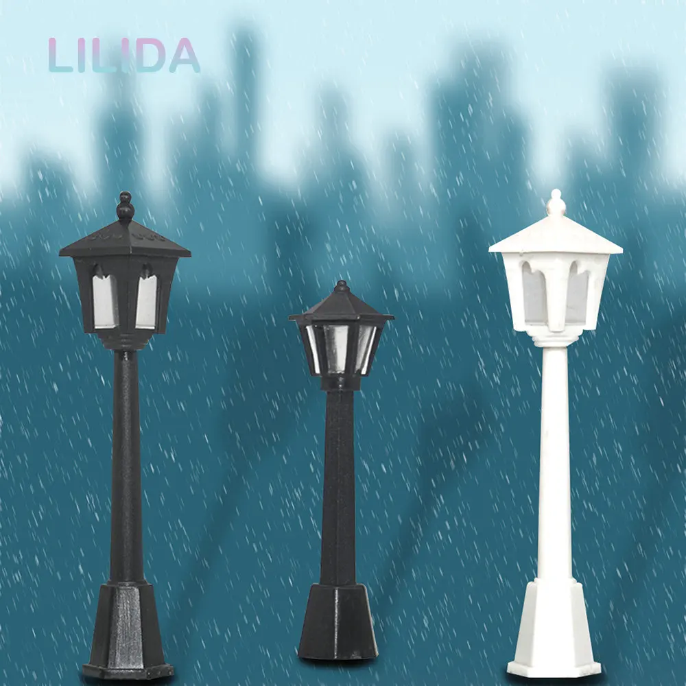 6/12pcs Creative Christmas Tree Pendant Simulation Street Light Model Party Home Decoration New Year |