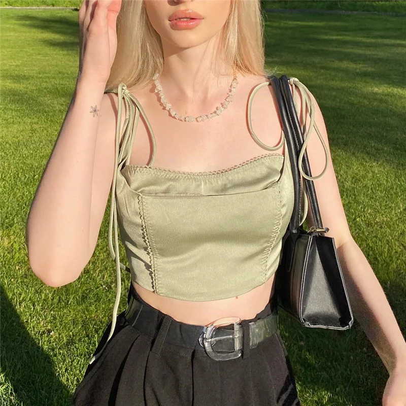 

Женский укороченный топ-Туника без рукавов, привлекательный и милый маленький пикантный Топ без рукавов, лето 2022