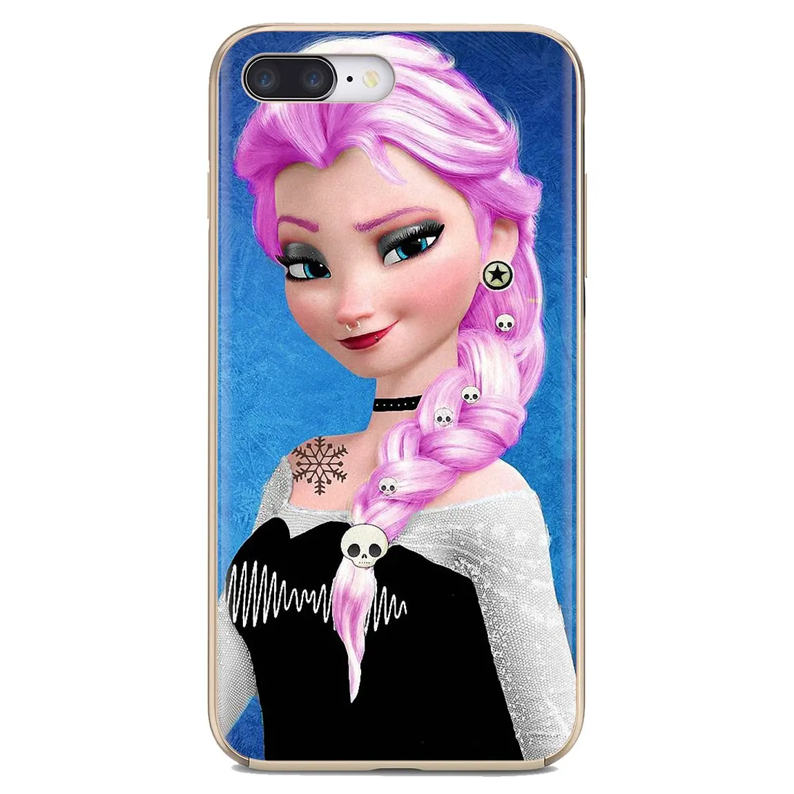 Сексуальная девушка панк Эльза Анна тату принцесса для Huawei P50 P30 P40 P20 P8 P9 P10 Lite Pro 2016