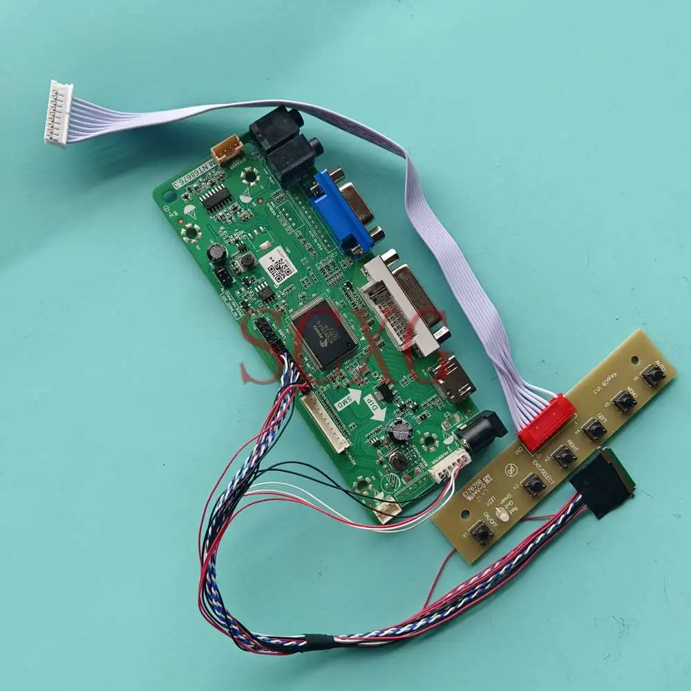

Kit For LTN160AT06-T01 40 Pins LVDS Laptops Panel 1366*768 16" 60Hz DVI VGA HDMI-Compatible LCD Screen Controller Drive Board