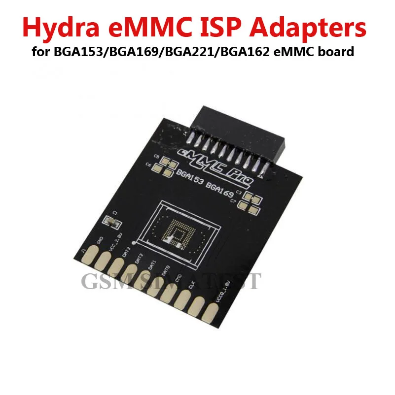 2022 NEW ORIGINAL HYDRA eMMC ISP Adapters Tool BGA153 BGA169 BGA221 BGA162 Break Out Board |