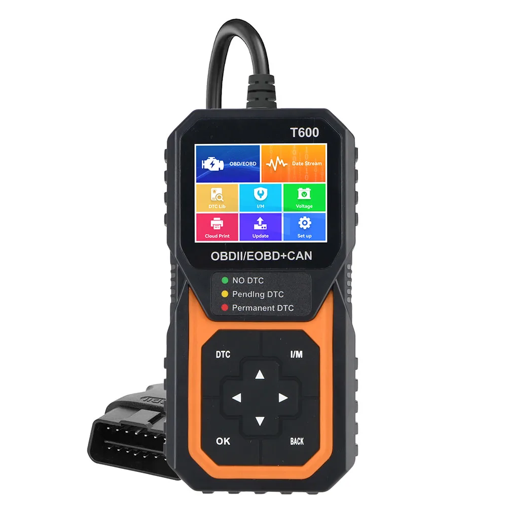 

Диагностический Сканер OBD2 Для Автомобилей, Профессиональный Инструмент T600 С Поддержкой Облачной Печати