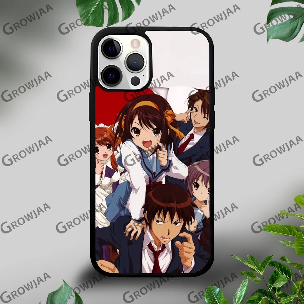 Чехол для телефона HaR-uhi SuZ-umiya's melA-ncholy iPhone 16 15 14 13 12 11 Pro Xs Max Mini Plus Celulares Hard Funda