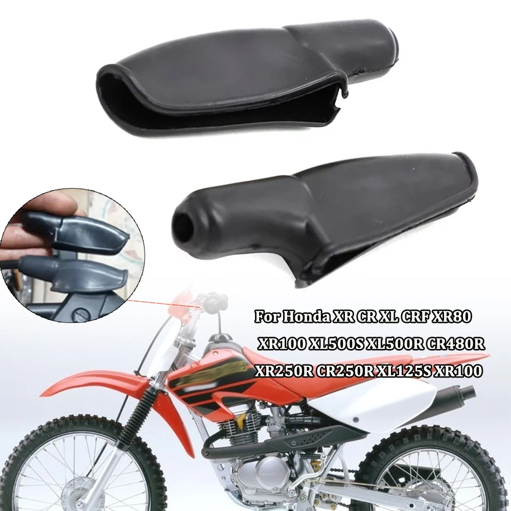 

Левая и правая резиновая крышка, ручка кабеля, рычаг тормоза сцепления для Honda XR CR XL CRF XR100 XL125, 2 шт.