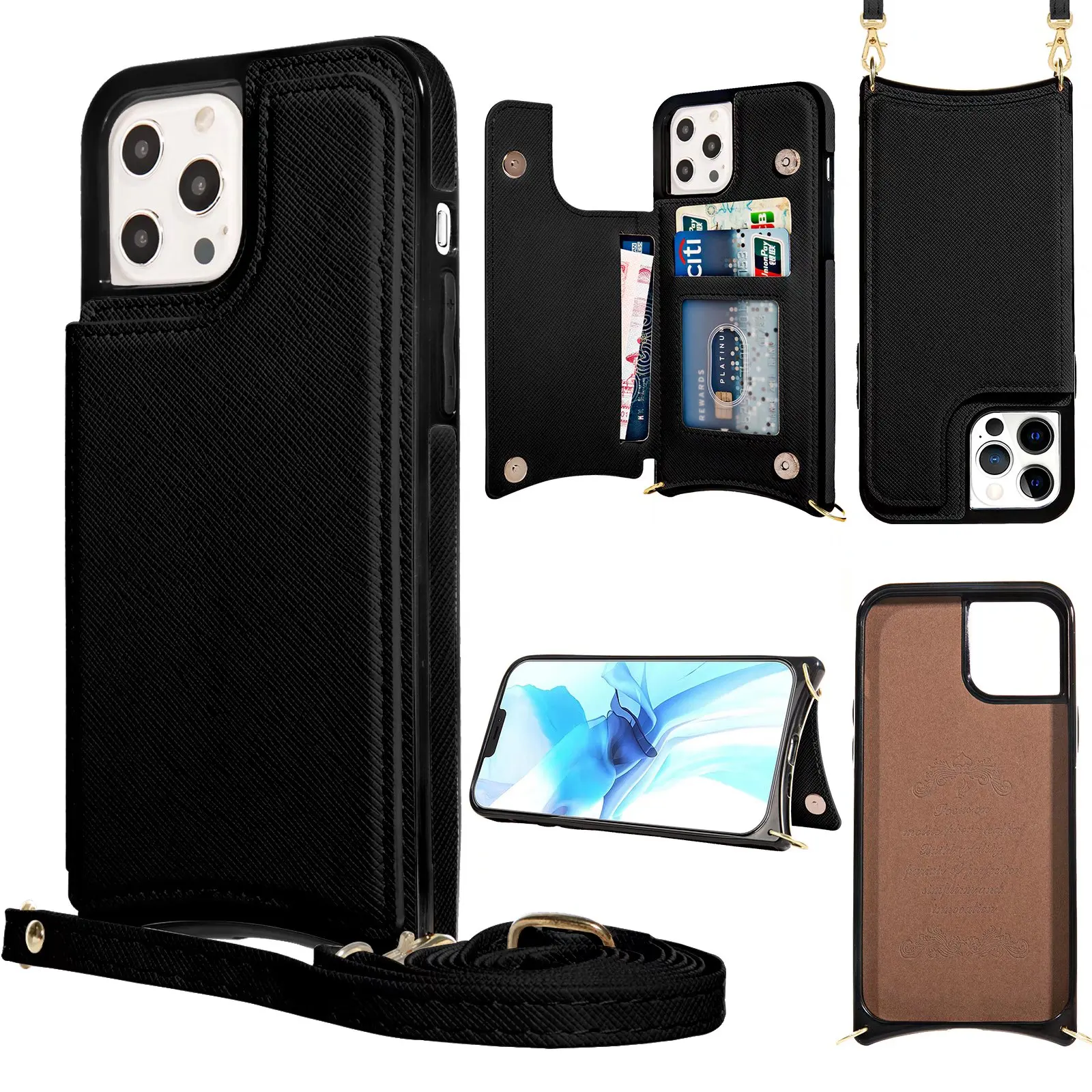 

Чехол-бумажник для телефона iPhone 13, Кожаные чехлы-книжки для iPhone 13pro 13 Pro Max XS Max X XR 7 8 Plus, чехол с отделениями для карт, зеленый