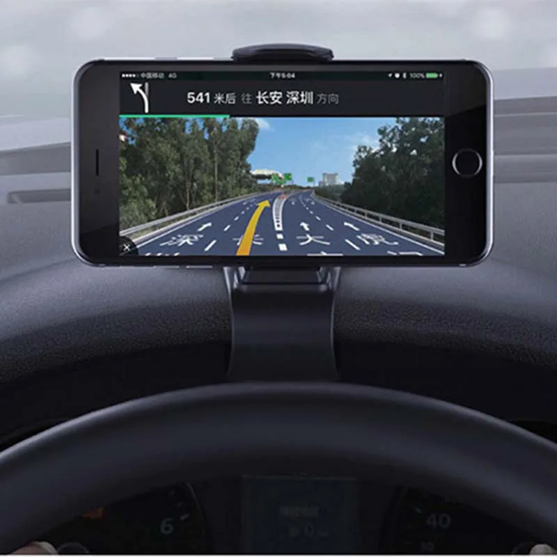 Фото Автомобильный держатель для телефона с зажимом для GPS-навигатора, подставка-кронштейн для Renault Kwid SYMBIOZ ARKANA Duster, Строительная техника, Альпийский №2