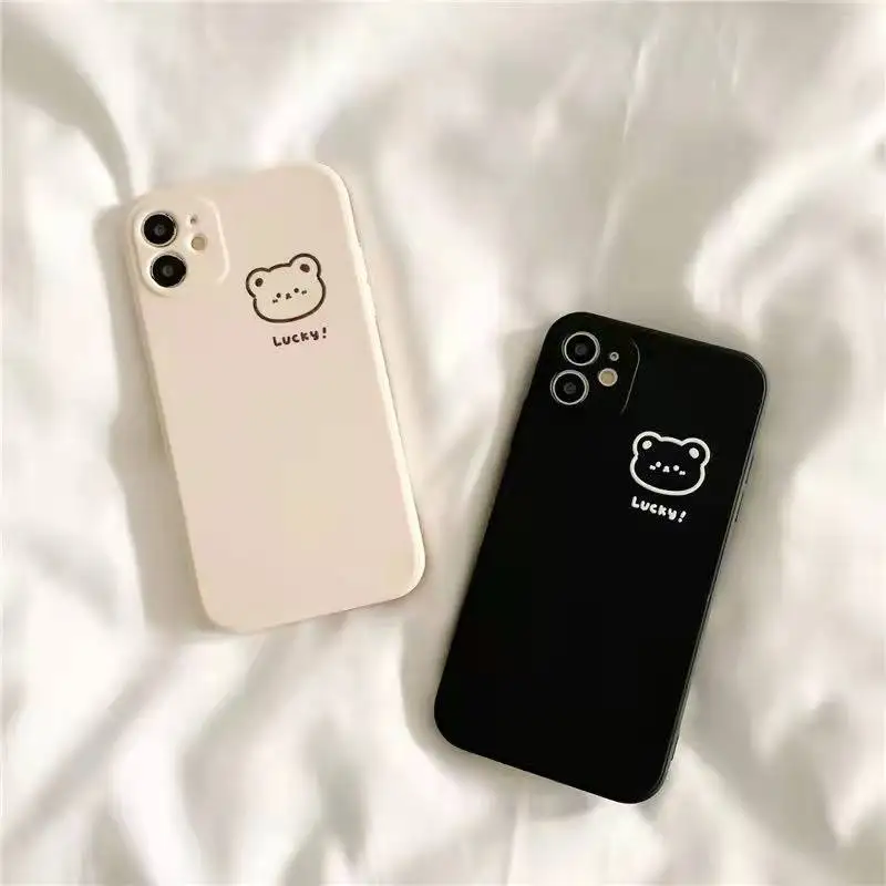 

Bear Fashion Phone Case For iPhone 11 13 Pro Max 12 Mini X XS XR 6S 6 8 7 Plus SE 2020 Lens Protective Luxury Cover Coque Funda