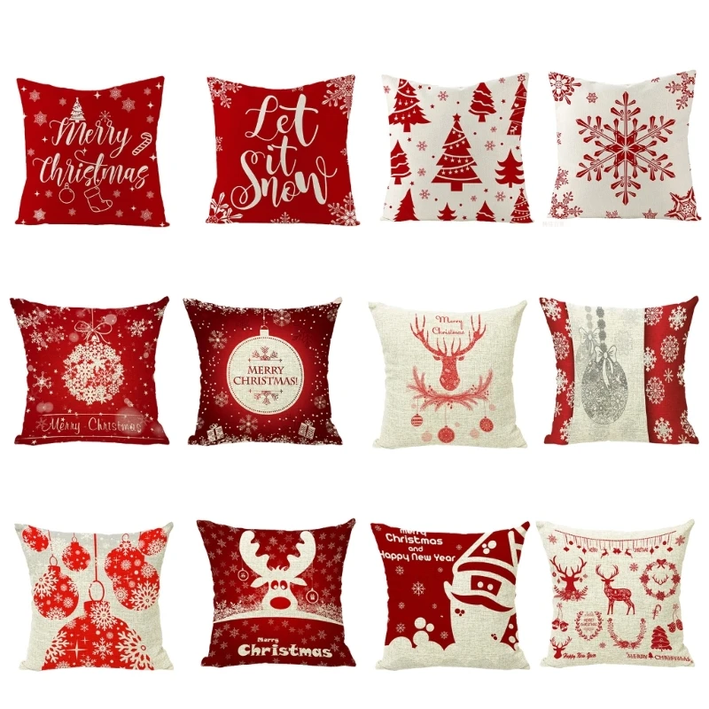 

Christmas Pillow Cover 45x45cm Decorative Pillow Bedroom Sofa Decoration