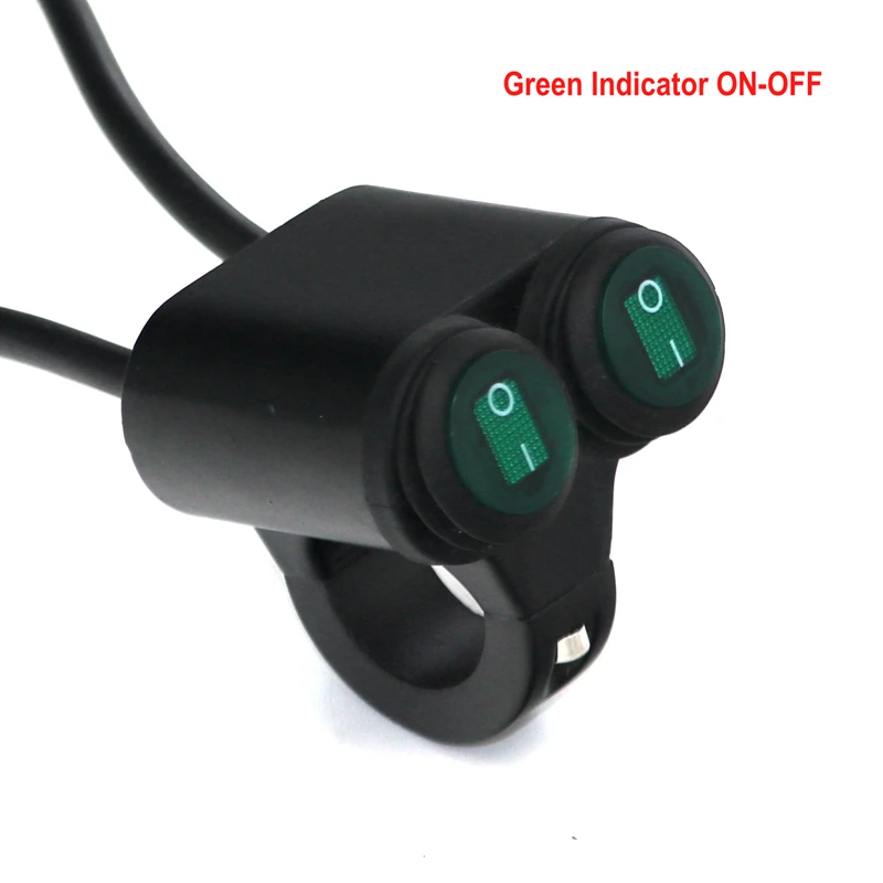 

LMoDri мотоциклетный переключатель из алюминиевого сплава 7/8 "руль ремонт водонепроницаемый 2 переключатели управления универсальный переключатель светового индикатора 12 В