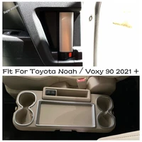 chrome rear door handle cover trim abs for toyota noah voxy 90 2021 2022 water cup holder frame matte car interior accessories