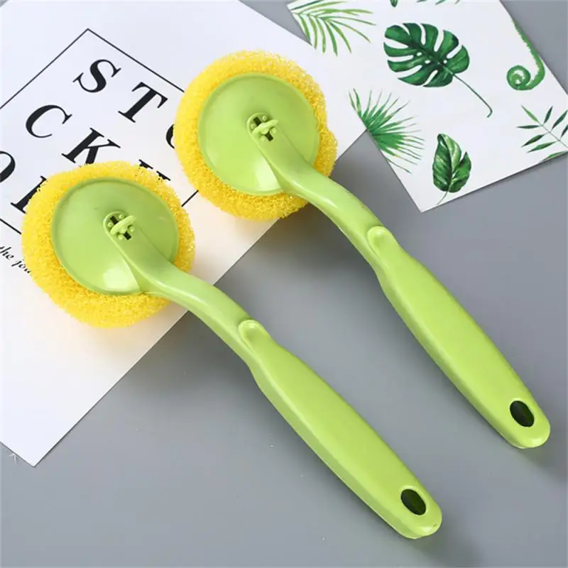 

Long Handle Pan Pot Brush sink Dish Bowl Washing Cleaning Brush Multifunctional Practical Stain removal Kitchen Cleaning Tools