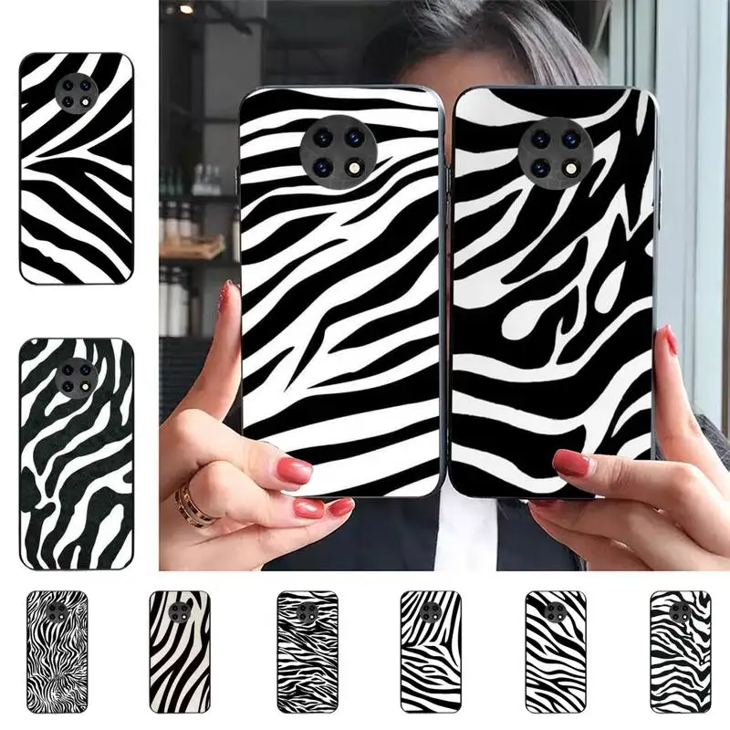 

Zebra print Phone Case for Samsung S20 lite S21 S10 S9 plus for Redmi Note8 9pro for Huawei Y6 cover