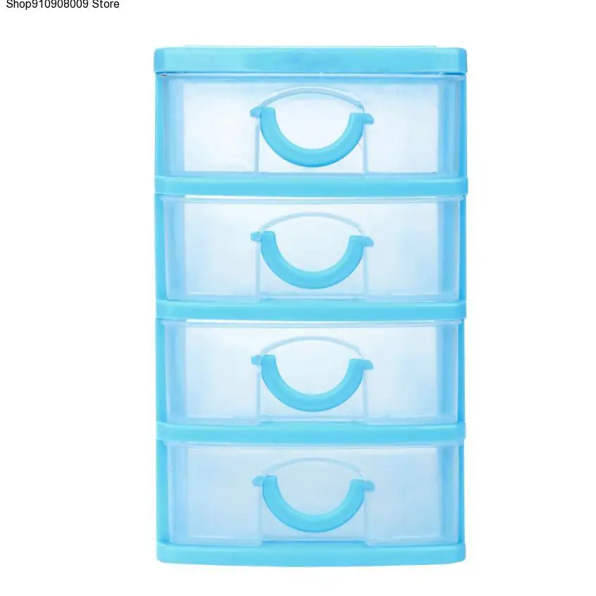 

Durable Plastic Storage Case Box Mini Desktop Drawer Sundries Case Small Objects with Drawers Cosmetic Organizer Cases and Box