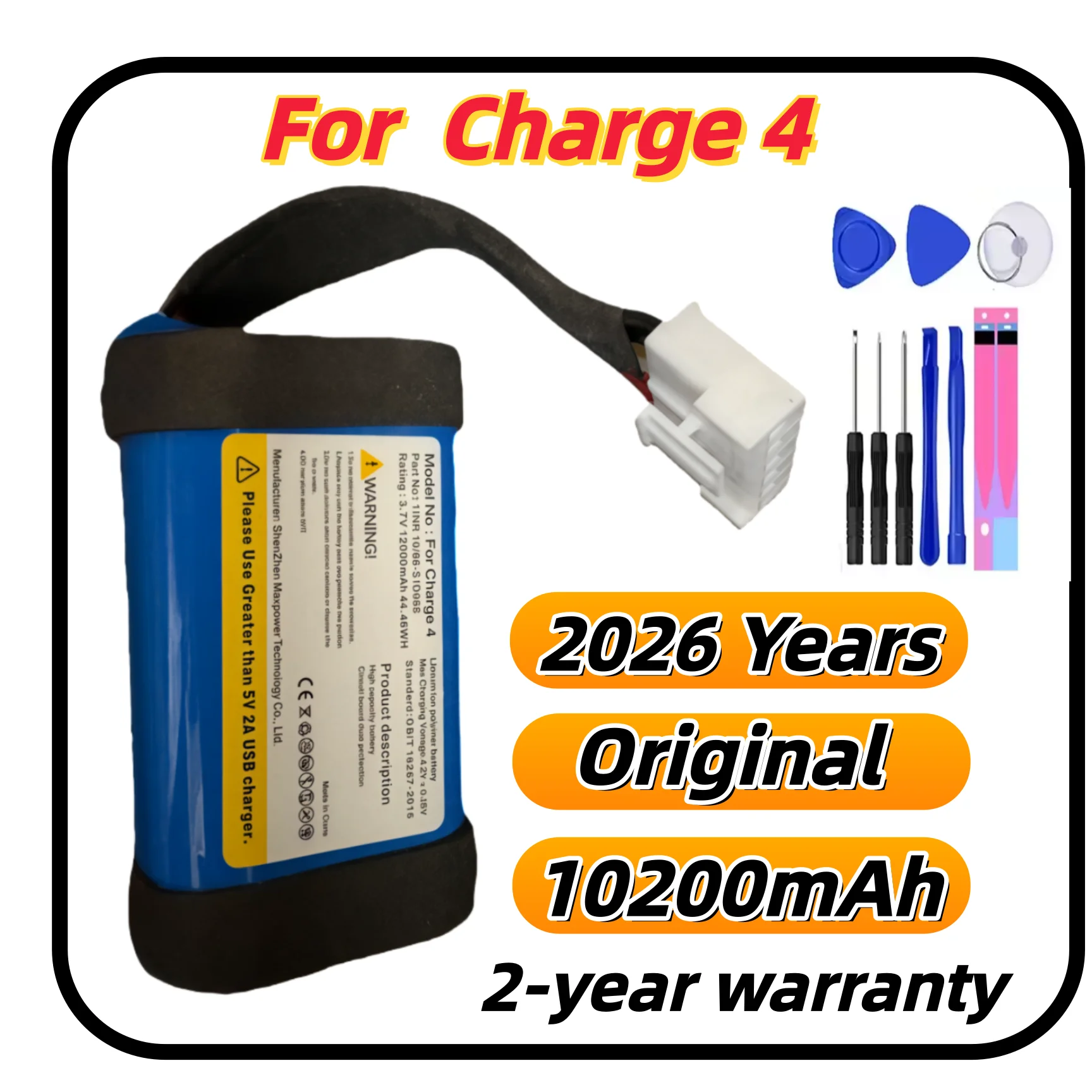 Фото 100% Оригинальная литий-ионная полимерная батарея GSP102910A для JBL Charge 3, 4, 5 (замена) №1