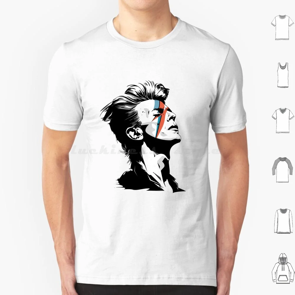 Фото Starman Vector Art Футболка Мужчины Женщины Дети 6xl Starman Musicstar Forever The Man Who Fell To Earth Music Fan N Roll Vector Art №1
