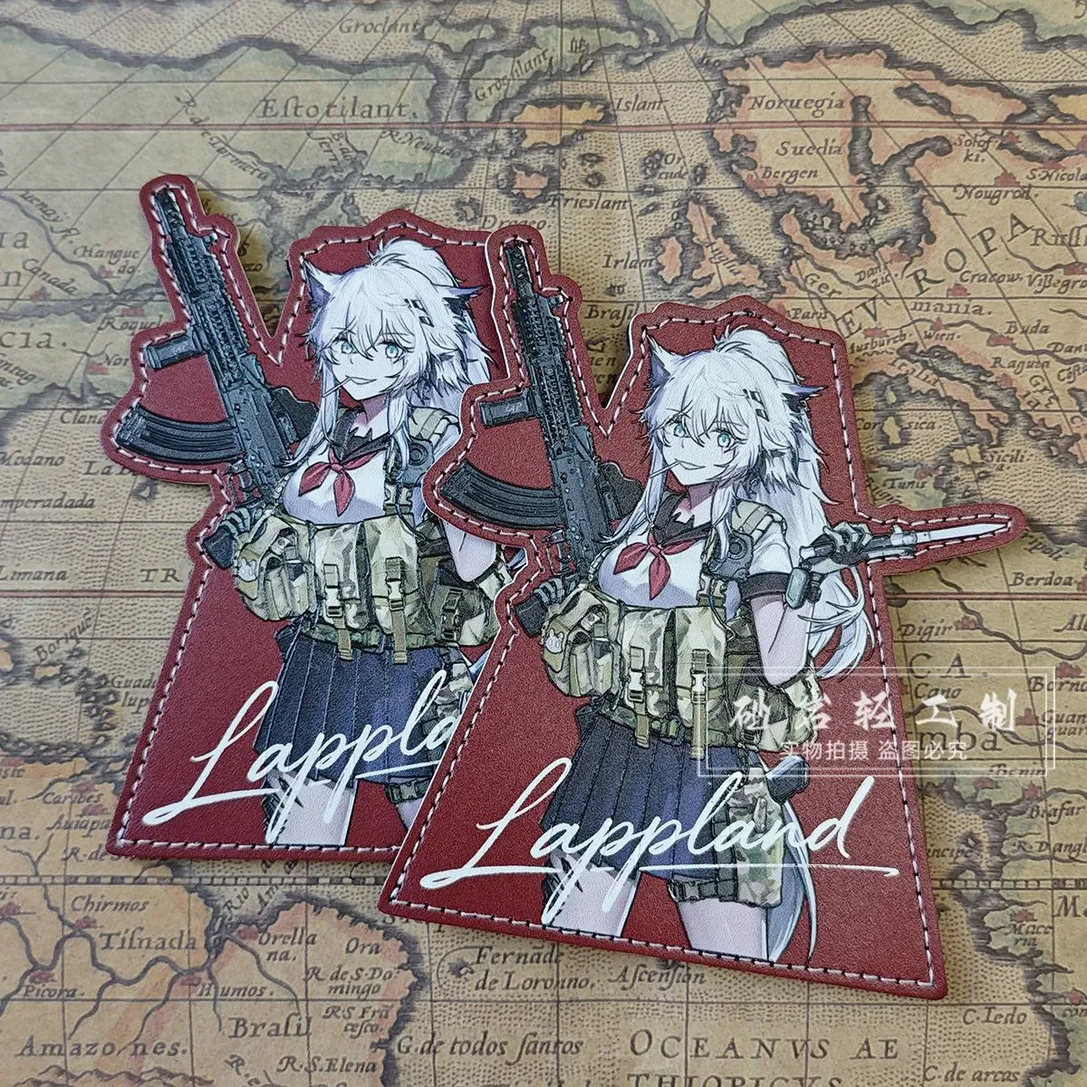 Фото Игровой аксессуар Arknights Lappland: косплей-фигурка, аниме-значок на липучке, нарукавная повязка, реквизит для костюма, украшение, подарок на день рождения №1
