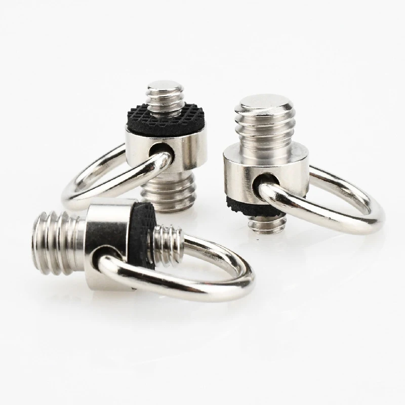 

1/4 Inch Camera Screw D-ring Stainless Steel Quick Release Screw Universal Photography Accessories For Dslr Camera Ballhead