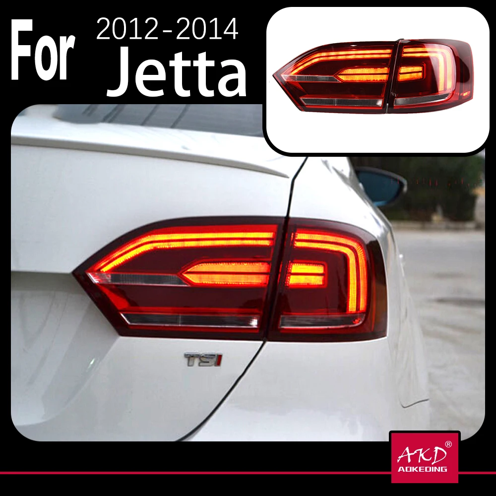

Задний фонарь AKD для модели автомобилей Jetta, задний фонарь для s 2011-2014 Jetta Mk6, светодиодный задний фонарь DRL, сигнал поворота, стоп-сигнал, задни...