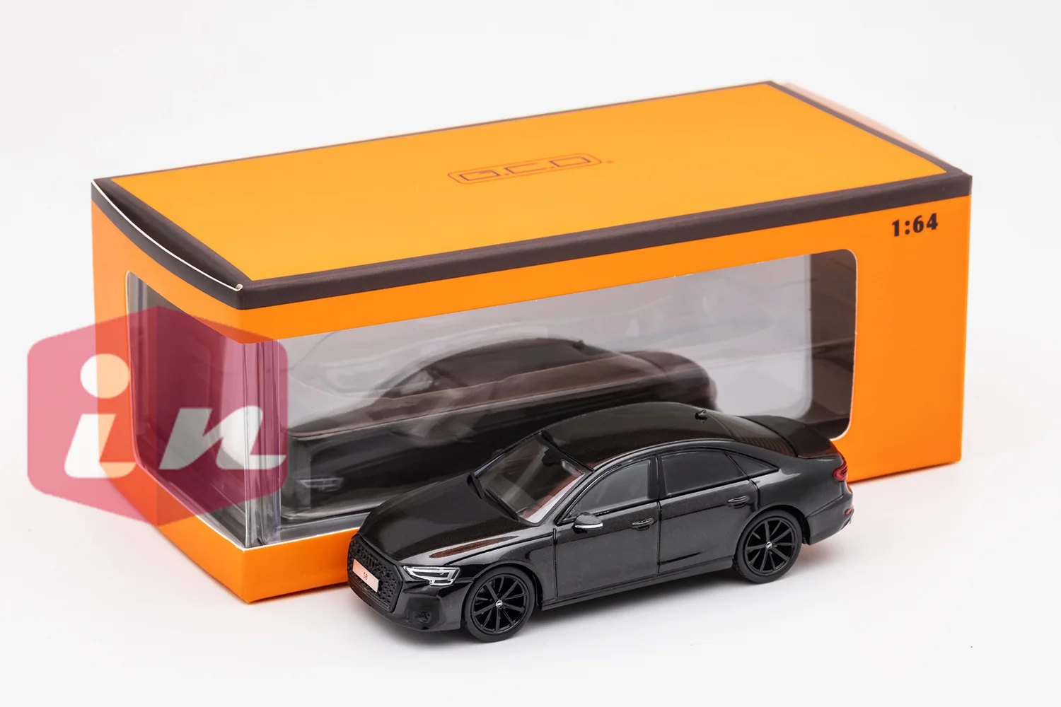 

GCD 1/64 S8 Black DieCast Model Car Collection Limited Edition Hobby Toy Car
