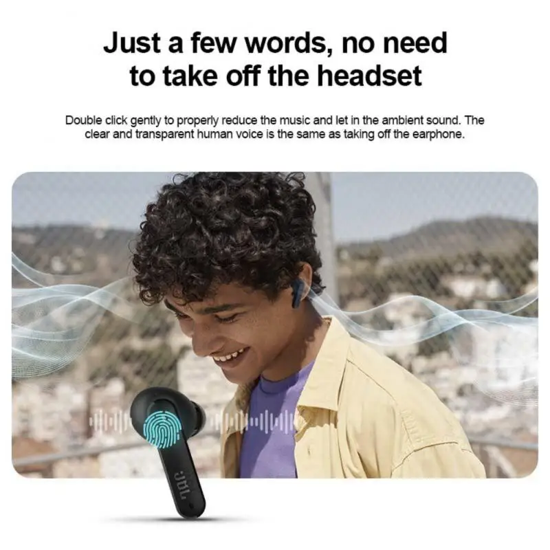 JBL Tune 230NC TWS шумоподавляющие наушники Bluetooth умные спортивные водонепроницаемые