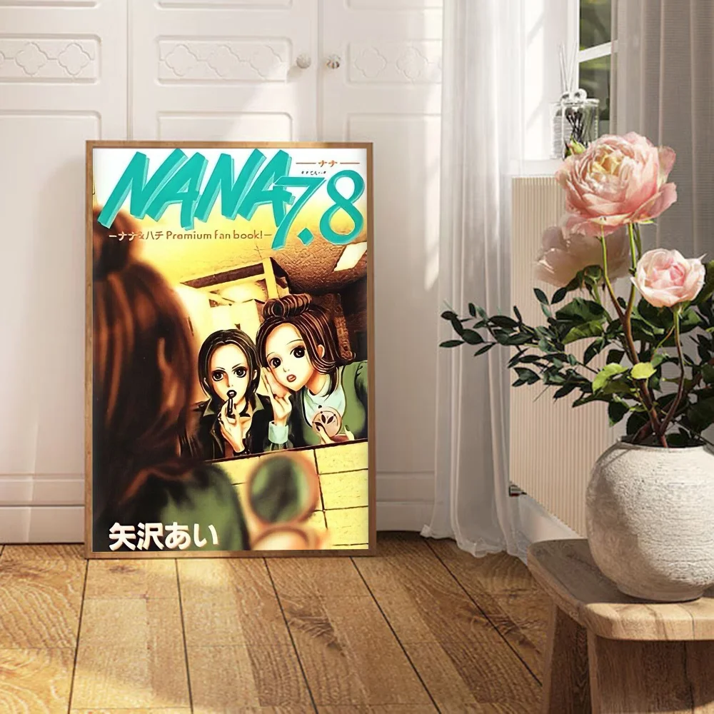 Аниме N-NANA Ретро аниме постеры липкие белые бумажные наклейки DIY комната бар кафе