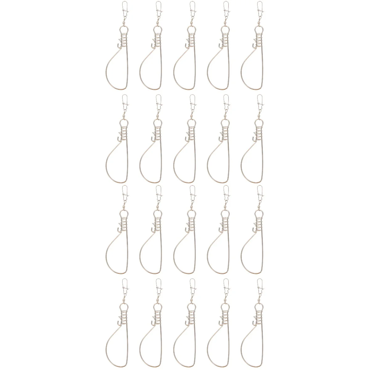 

Fish Stringer Fishing Steel Duty Heavy Lock Metal Stainless Chain Big Liverope Wire Locks Outdoor Snaps Cable Floating Hooks