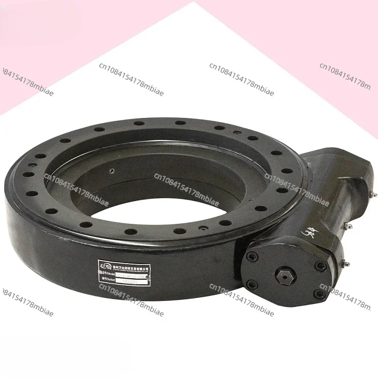 Поворотный привод с винтовой шестерней закрытого корпуса и гидравлическим