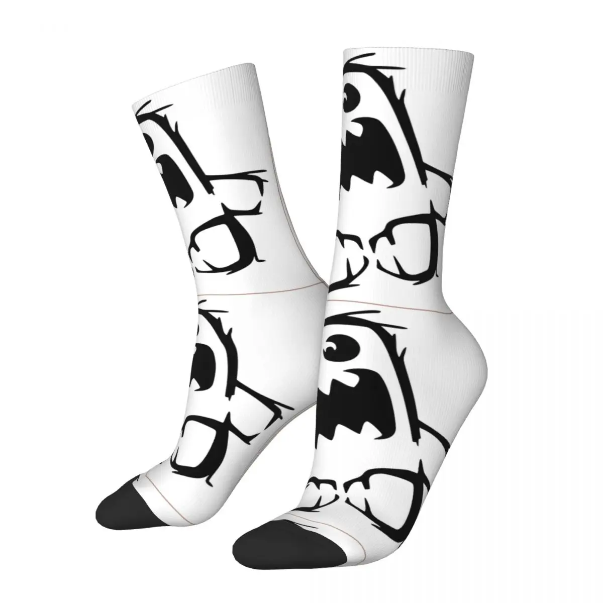 Сумасшедший дизайн JDM DOMO KUN потрясающие футбольные носки полиэстер длинные для
