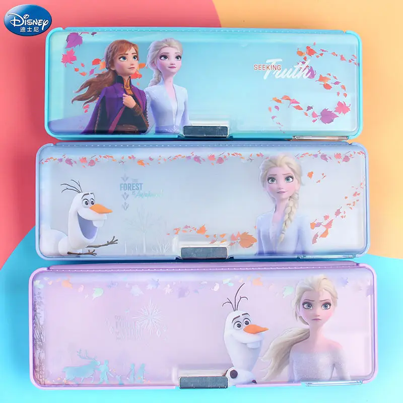 

Чехол для канцелярских принадлежностей Disney «холодная принцесса», женский многофункциональный необычный чехол-карандаш для учеников начал...