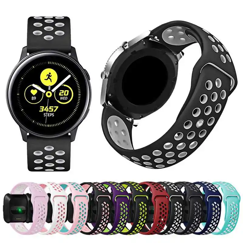 

Mokoemi Waterproof Silicone Strap For Samsung Galaxy Watch 3 Watch3 Band Smart Watch Wristband Bracelet WatchBand
