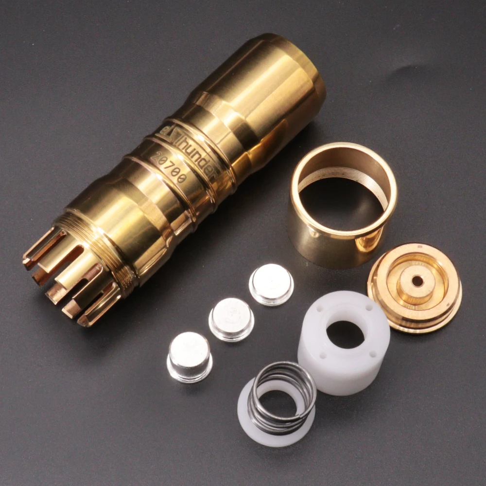 Elthunder мех мод получить низкий 18650 21700 Аккумуляторный механический для RDA RDTA бак