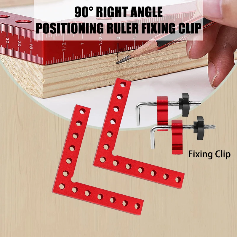 100~160mm Right Angle Fixing Clip 90 Degree L-shaped Auxiliary Fixture Positioning Panel Fixing Clip Woodworking Clamping Tools enlarge