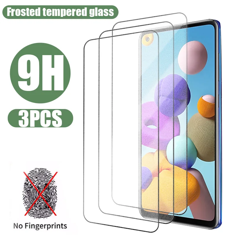 

Матовое Рифленое стекло для Samsung A53, A13, A12, A52, S21, 20, стекло для A23, A73, A32, A33, A72, A71, A70, A50, A40, A51, A22, A31, 3 шт.