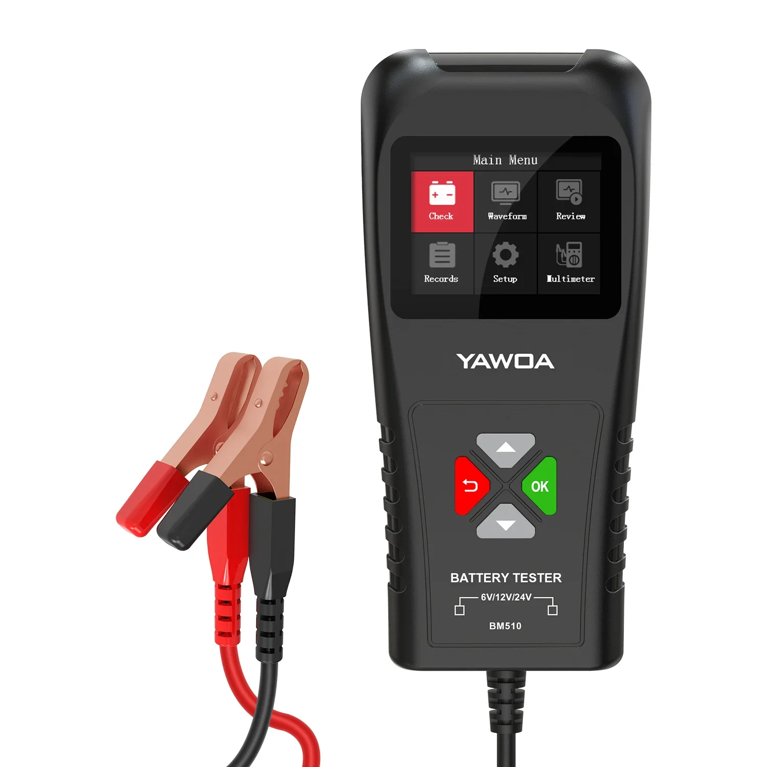 Car Battery Tester Automotive 3in1 Professional Digital Alternator Analyzer Load Cranking Charging System Test