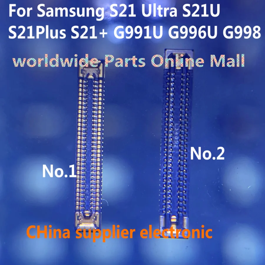 10-100 шт. зарядное устройство FPC разъем на материнской плате для Samsung S21 Ultra S21U S21Plus +