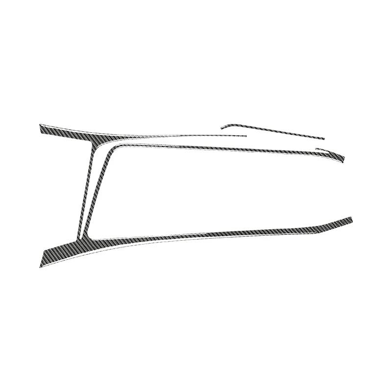 

For Dodge Challenger 2008-2014 Car Accessories Carbon Fiber Gear Shift Side Strip Trim Cover Sticker