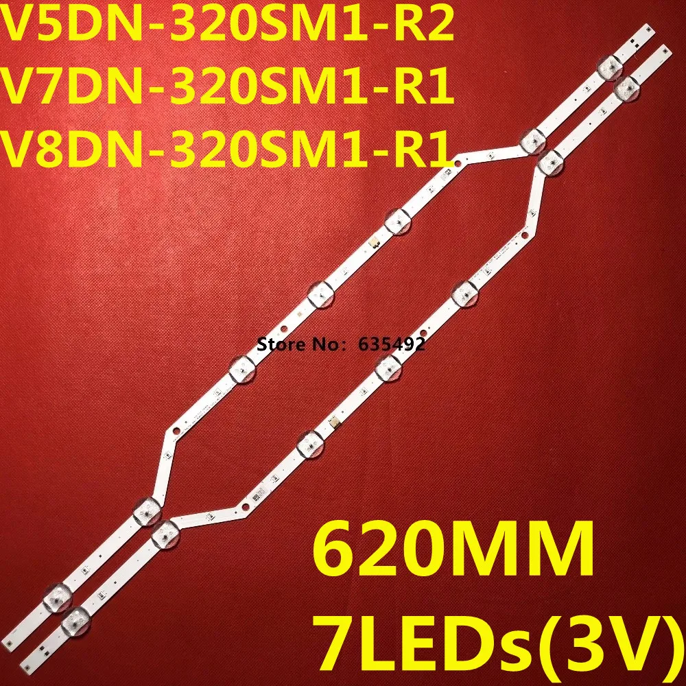 100 шт. светодиодная лента для UE32M5000 UE32M5002 UE32M5005 UE32M5075 2015 SVS32 F-C0M HD V5DN-320SM1-R2 V7DN-320SM1-R1