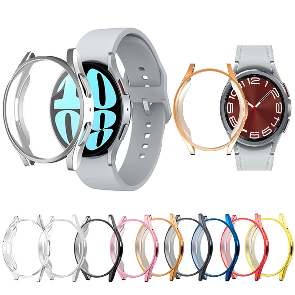 

NEW TPU Case For Samsung Galaxy Watch 6 Classic 43mm 47mm Protective Bumper Shell For Samsung Galaxy Watch 6 44mm 40mm Cover