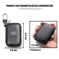 car styling key case keychain coin purse auto remote control storage box accessories for lexus rx300 rx330 rx350 is250 is200 etc