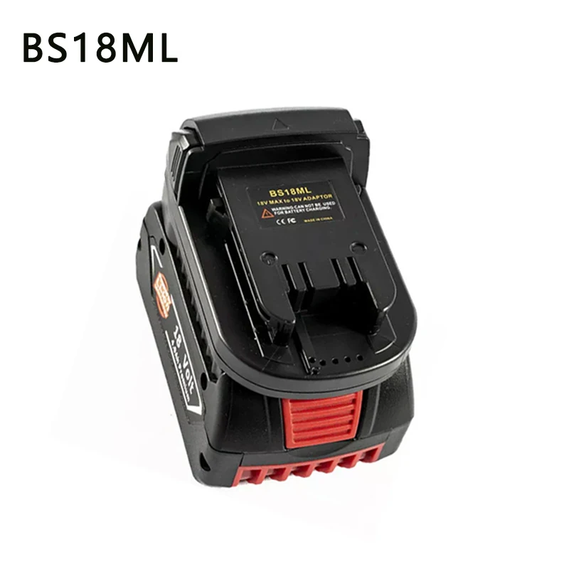 

BS18ML Adapter for Bosch 18V Li-ion Battery Convert To For Milwaukee 18V Lithium Battery Electrical Power Tool BAT609 BAT618