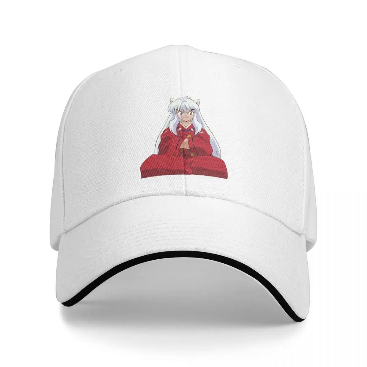Inuyasha Baseball Caps Vintage Japanese Anime Sandwich Caps for Men Women Adjustable Sun Cap Running Golf