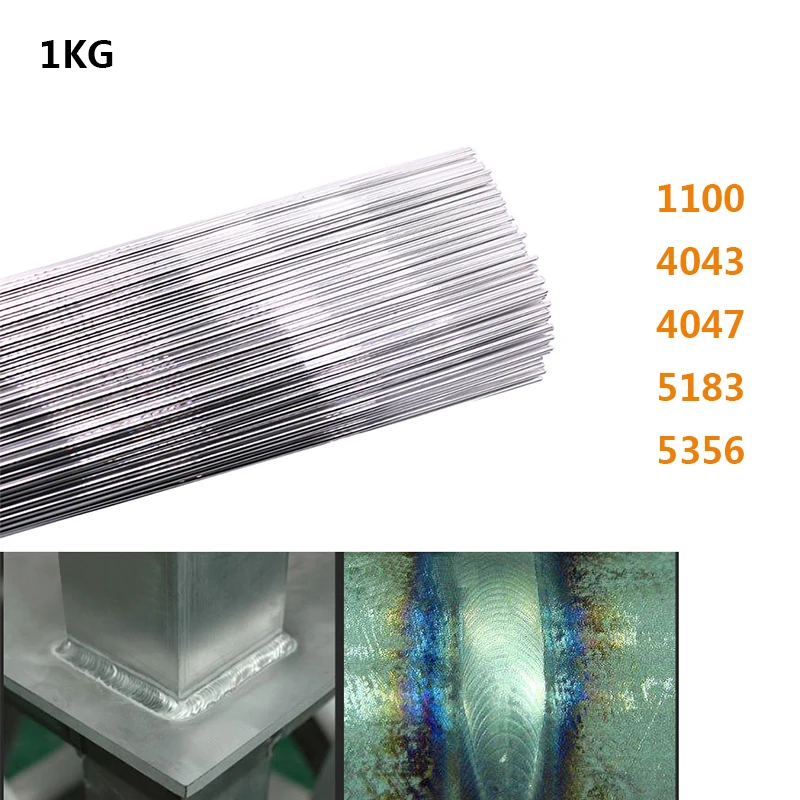 

1KG straight wire aluminum alloy welding wire pure aluminum welding wire 1100 4043 5356 5183 aluminum silicon magnesium wire