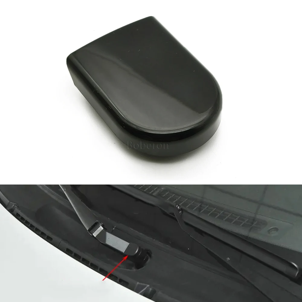 

1 шт., автомобильная левая/правая передняя черная рукоятка стеклоочистителя, задняя крышка стеклоочистителя для Nissan X-trail T31