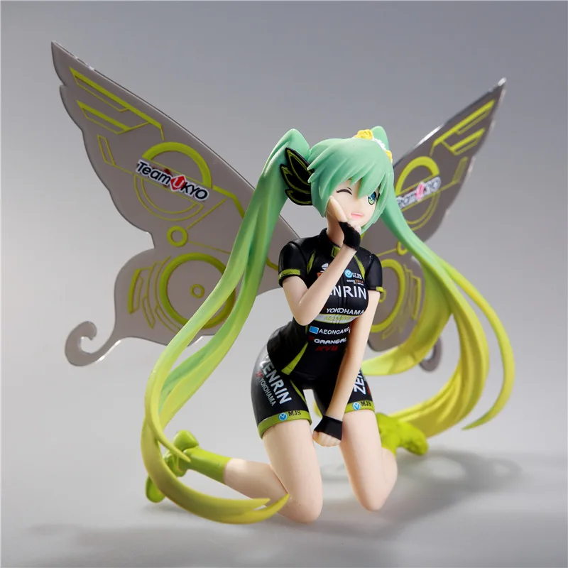 

Japaense Anime Figure Toy Butterfly Miku Racing Version PVC Figures Collection Model Toy Doll Kids Birthday Gift