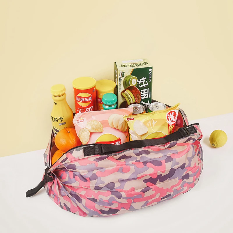 

Foldable Shopping Bag Supermarket Canvas Bag Large-capacity Portable Grocery Shopping Bag Waterproof Outdoor Travel Storage Bag