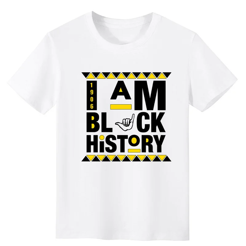 Нашивка I Am Black History для одежды сделай сам моющаяся черная футболка женщин и мужчин